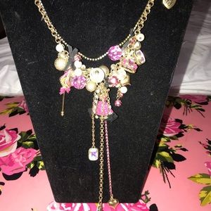 Betsey Johnson Pink Statement Necklace